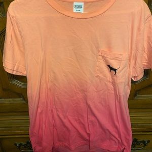 PINK ombré tee shirt